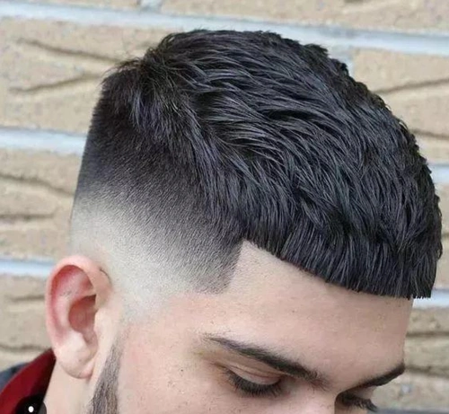 四周剃光头顶留长不错哦,短发图片,发型图片