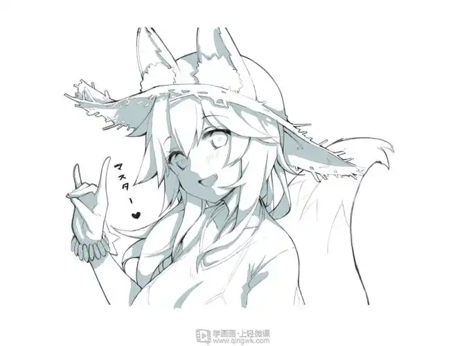 作业:二次元插画学习课程之漫画人物头部打光画法与训练 - 西米ya