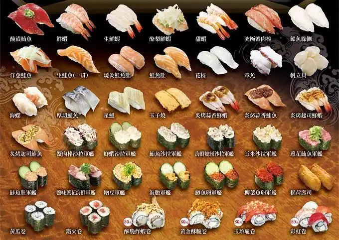 台北美食【藏寿司くら寿司kura sushi】日本一盘40元回转寿司,创意菜