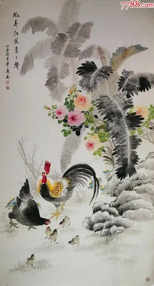 倪老师精品花鸟画_山水国画原作_第1张