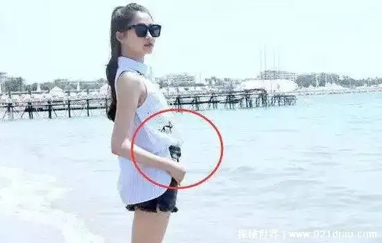 关晓彤大肚子要生了(谣言)