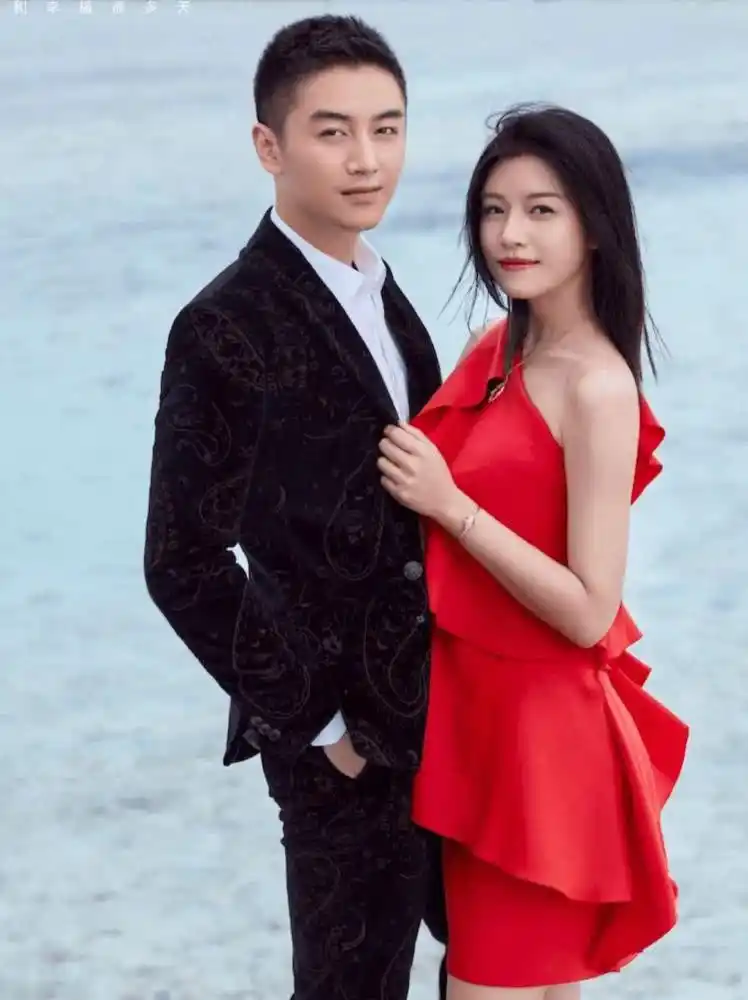 陈晓陈妍希浪漫写真曝光,陈晓牵着太太的手笑得像个孩子