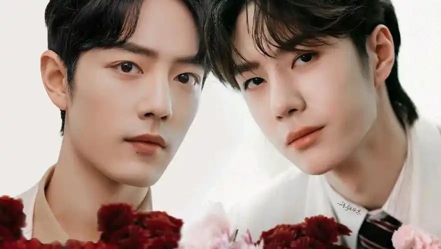 王一博肖战同框