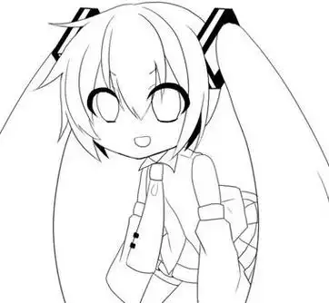 动漫女孩简笔画小女孩简笔画卡通人物手绘女孩女生可爱女孩卡通女孩