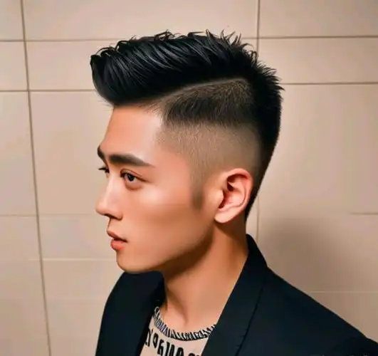 男发剪来剪去,最时尚还是两侧铲短飞机头,剪完立马变帅气