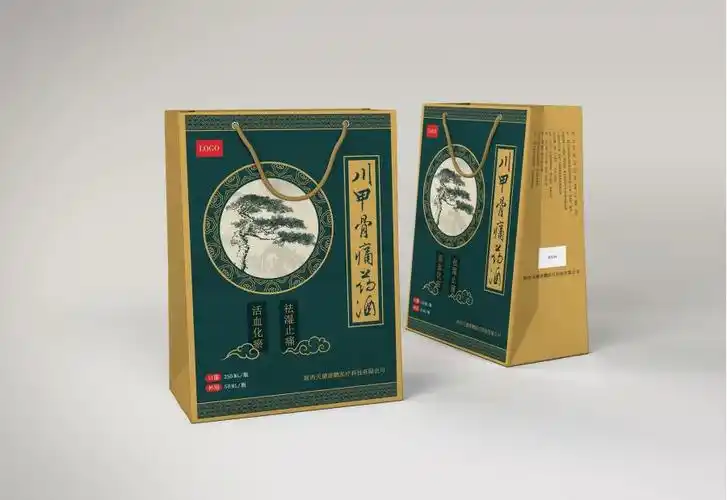 川甲骨痛药酒包装袋
