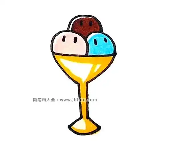 简单六步画出可爱冰淇淋