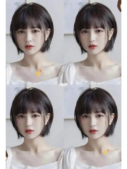 元气满满韩式短发初恋短发特别修饰脸型