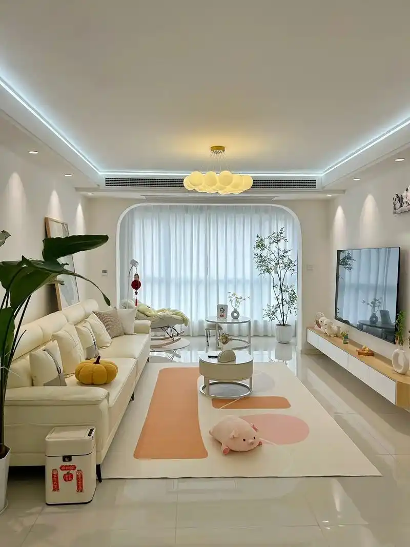 第一次装修,能装成这样已经很满足了 普通人90平方的小房子, - 抖音