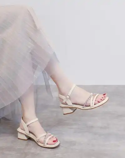 【气质百搭】夏季凉鞋女士24年女鞋百搭一字带凉鞋女士凉鞋女鞋