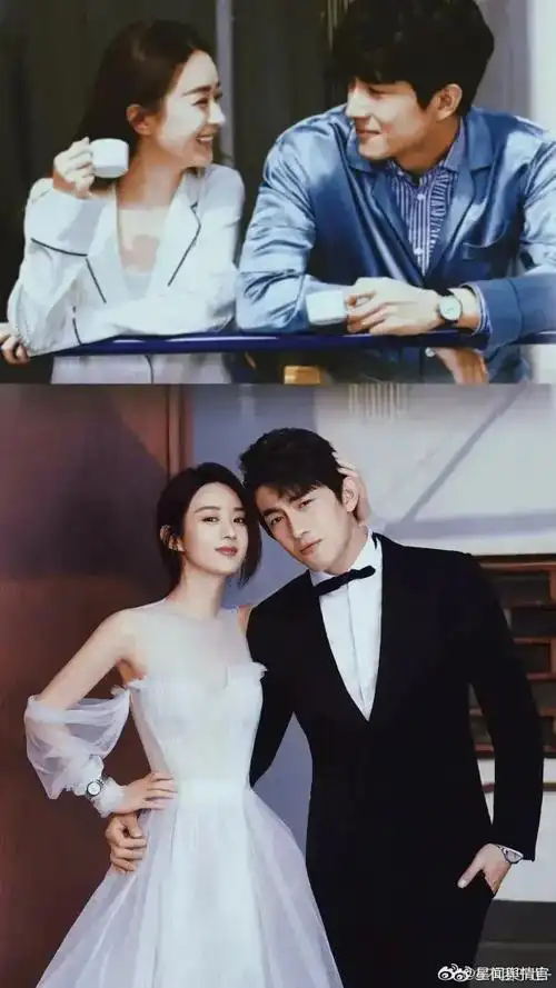 赵丽颖林更新婚纱照,太甜了!  他们可以三搭拍现代剧吗?好配!绝配!