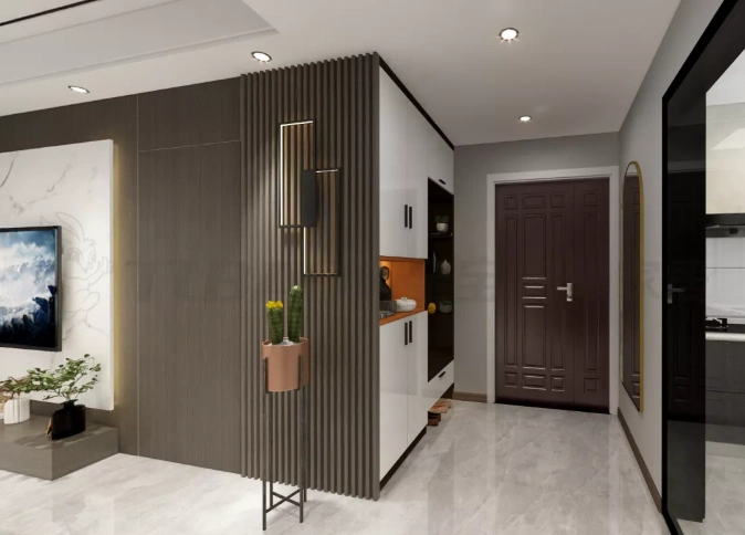 130㎡现代简约三居室大横厅这么设计让家居生活更高级