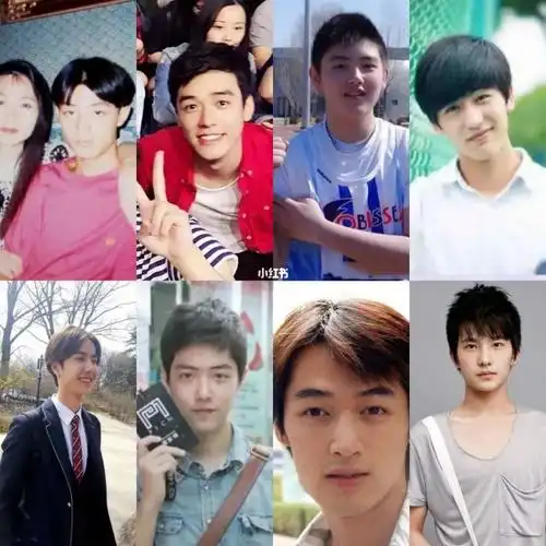 男明星学生时代照片都好青涩你认出几个