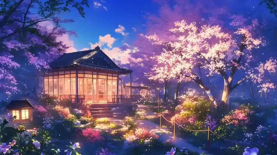 画师推荐~二次元/动漫风景壁纸(唯美樱花)