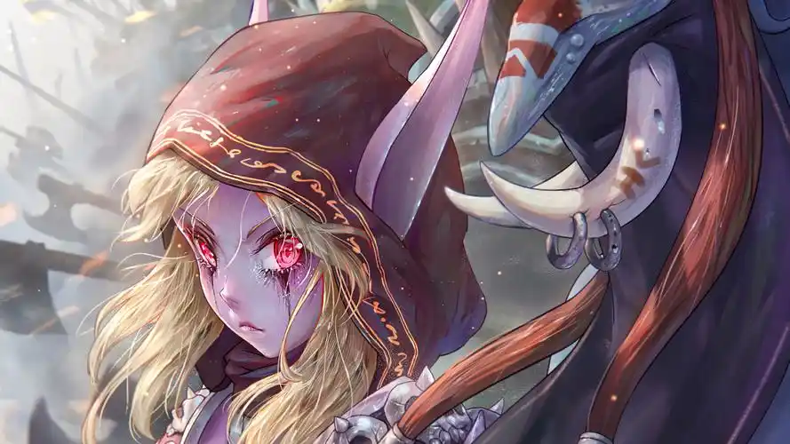 wow 魔兽世界 魔兽争霸 sylvanas windrunner art 4k壁纸