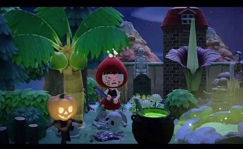 把有阴森感觉的家具摆放了一下,搭个复仇成功小场景图三是去别人家