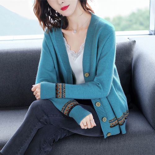 春秋装2022年新款女装小款外搭秋季针织开衫女士毛衣二八月外套女