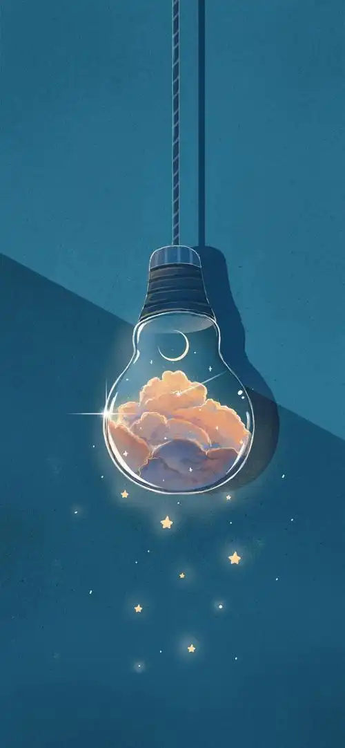 蓝色系治愈壁纸锁屏桌面