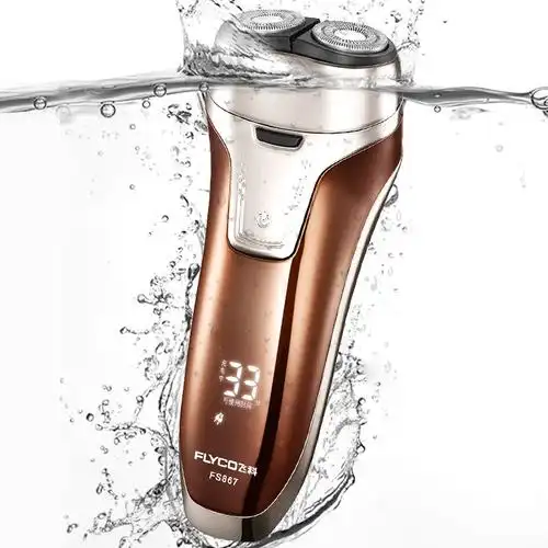 飞科全身水洗,3d浮动刀头干净快剃.36002柔性刀网,弹性贴面.