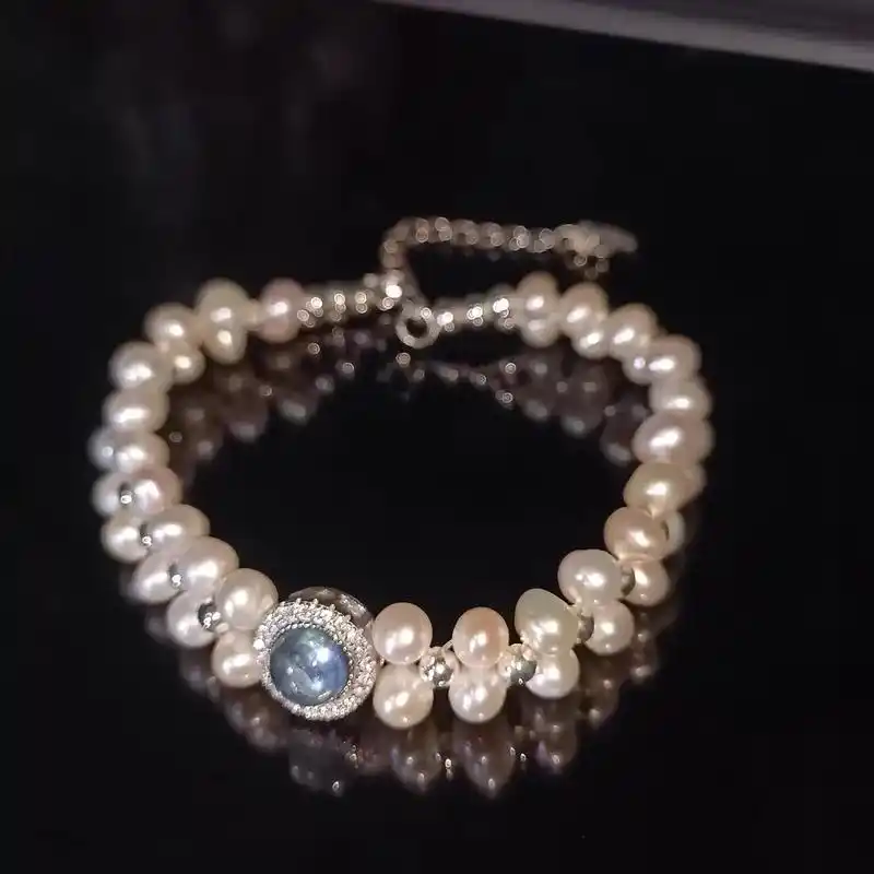 贵里贵气的施家珍珠手链.#提升穿搭质感的珍珠小首饰推荐 #珍 - 抖音