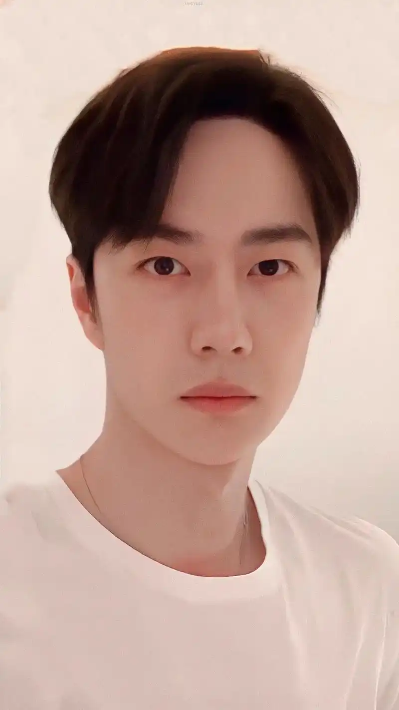 白体恤,素颜真的好温柔 #王一博  除夕快乐～@uniq-王 - 抖音