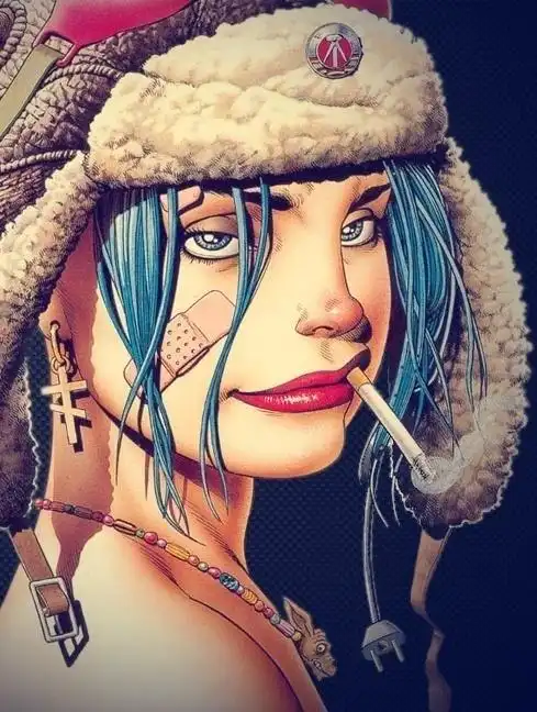 英国漫画家jamiehewlett作品