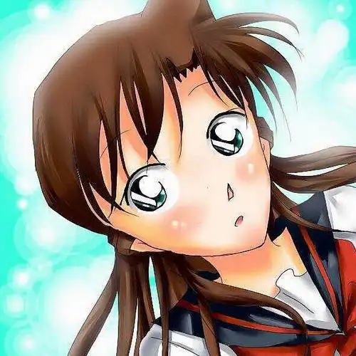 毛利兰自截头像