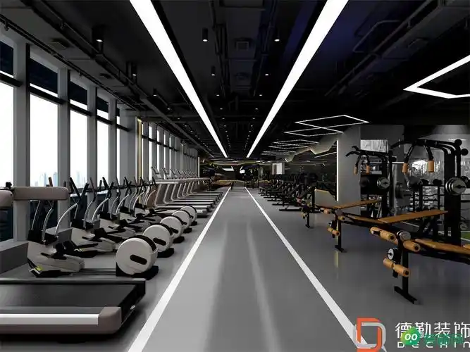 迪拜1162 m2健身房装修现代设计案例_装酷网装修效果图