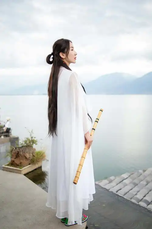 眼神淡薄似有将山河看尽的洒脱之感,扑面而来的是满满的江湖侠气.