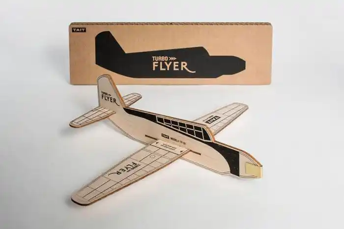 turbofly飞机模型硬纸板包装设计项目