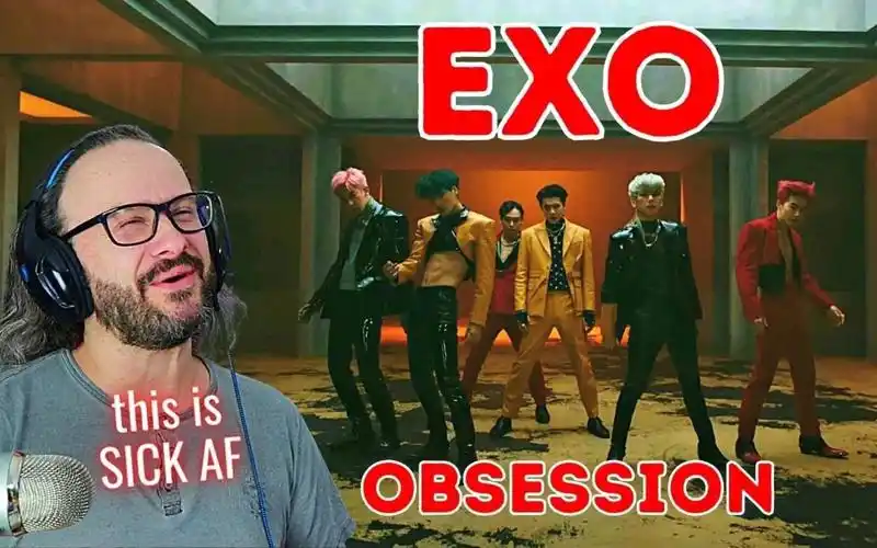 【exo】【中字】【reaction】obsession mv reaction by pierre