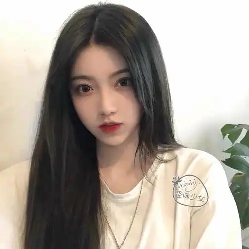 假发女长直发中分无刘海网红黑长直及腰气质修脸自然逼真全头套式
