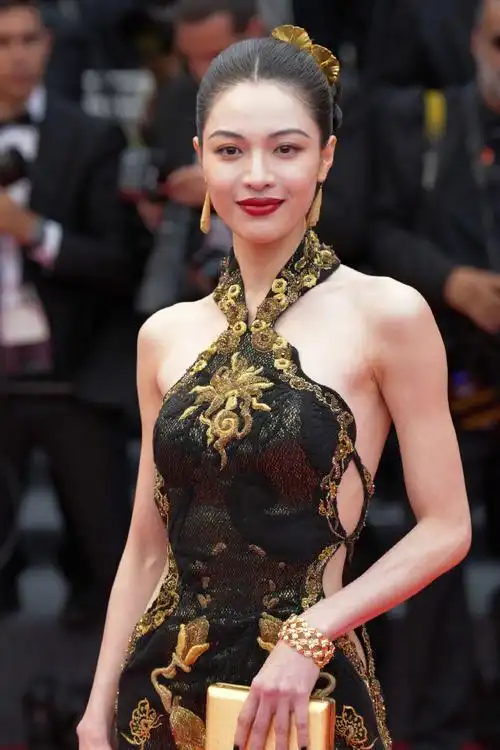 欧莱雅戛纳电影节##钟楚曦戛纳红毯东方美人