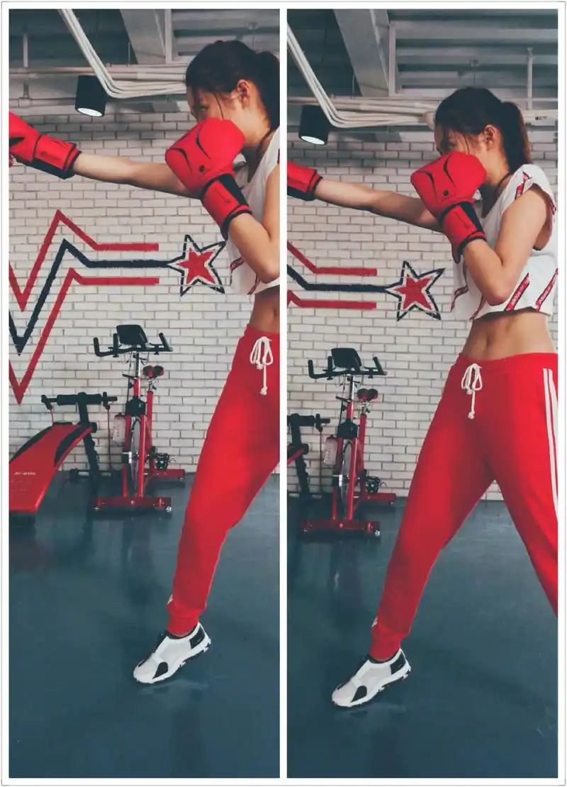 关晓彤微博发图晒腹肌,恋爱,身材两不误!看这身材没少锻炼啊