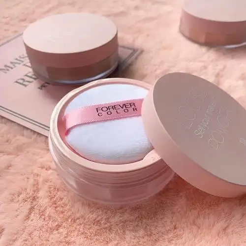 网红散粉空气蜜粉定妆粉女控油持久遮瑕提亮蜜粉