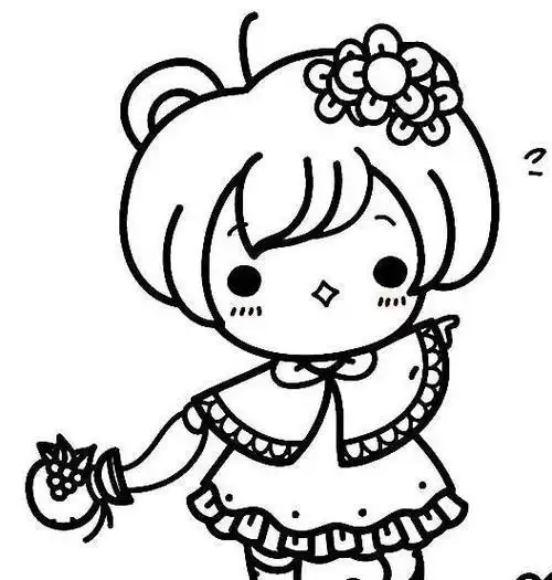 可爱女生怎么画可爱女生简笔画简单好看可爱漫画女孩简笔画范画可爱漫