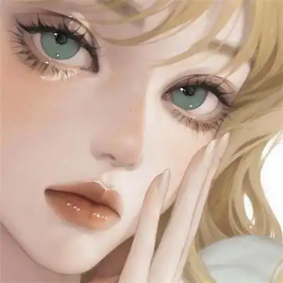 梦幻唯美的仙气手绘精致女头 超好看的仙气女生动漫头像图片_女生头像