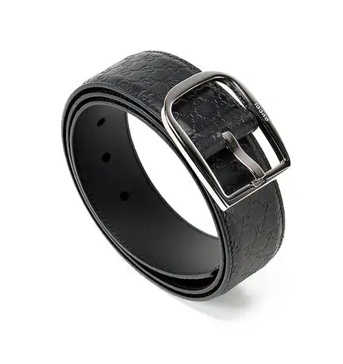 gucci 古驰男士牛皮印花针扣腰带449716bmj0n 2044 棕色 85/腰围:2尺2