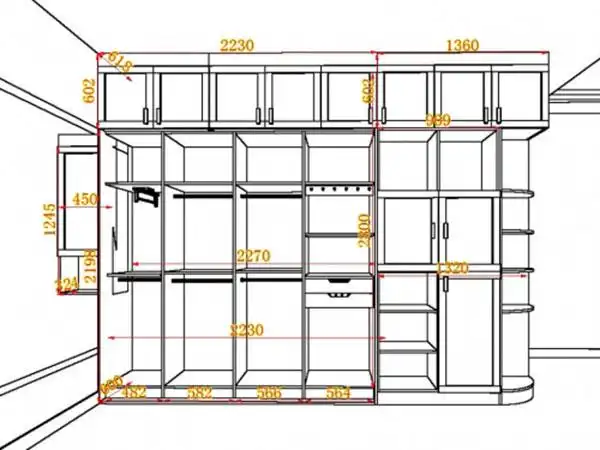 板式衣柜设计图