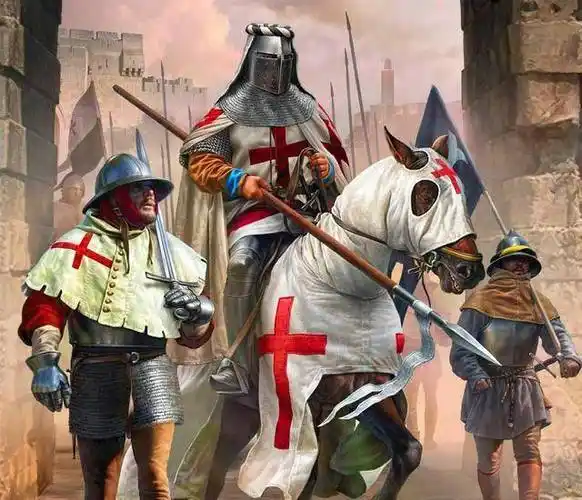 中世纪欧洲的武僧圣殿骑士团