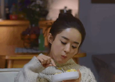 当红女明星赵丽颖动态表情包gif图片呆萌甜