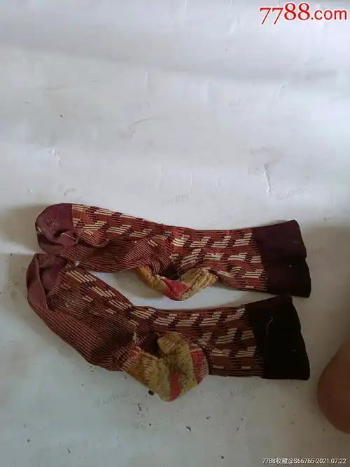 怀旧老手工补丁尼龙袜-袜子-7788音像