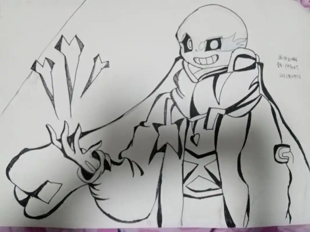 女儿怎么迷上画骷髅了,一天画一幅98 - 抖音