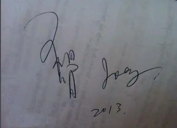 王祖贤珍贵的亲笔签名照片,字不怎么样,人却是真的美