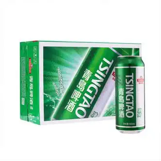 青岛啤酒(tsingtao) 8度冰纯500ml*24罐啤