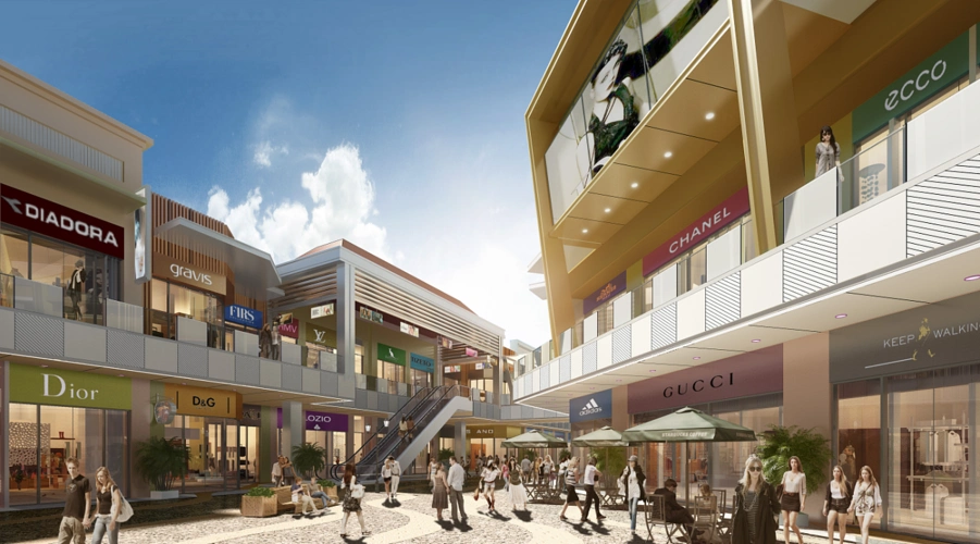 室外商场外立面