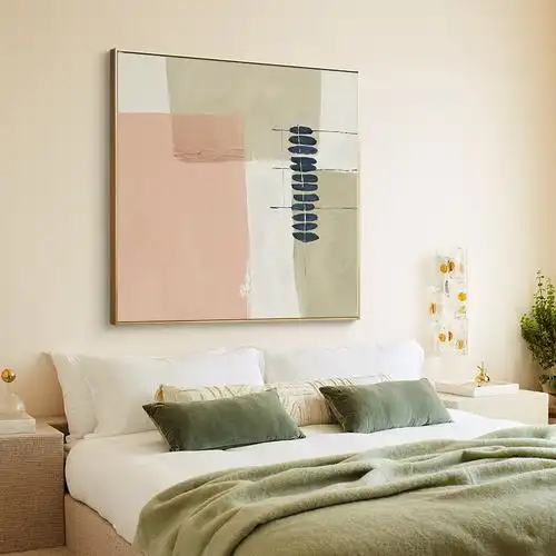 美森映象莫兰迪色系抽象艺术装饰画现代轻奢房间墙壁挂画客厅壁画