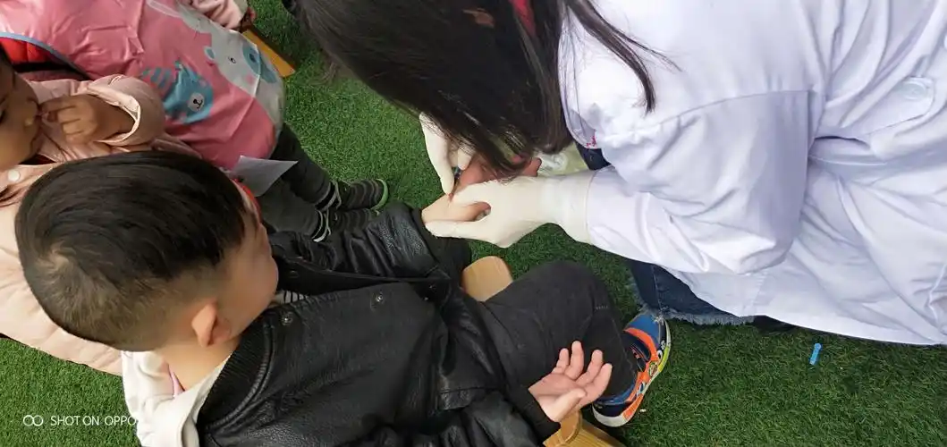 乾城英兰幼儿园一年一次的体检
