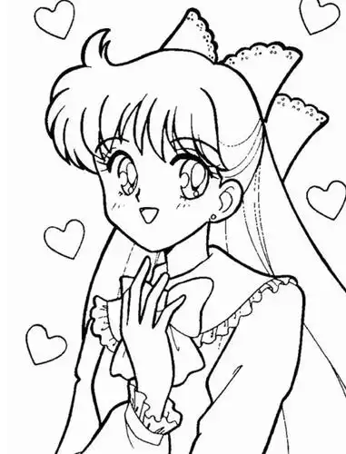 美丽的少女简笔画小女孩简笔画