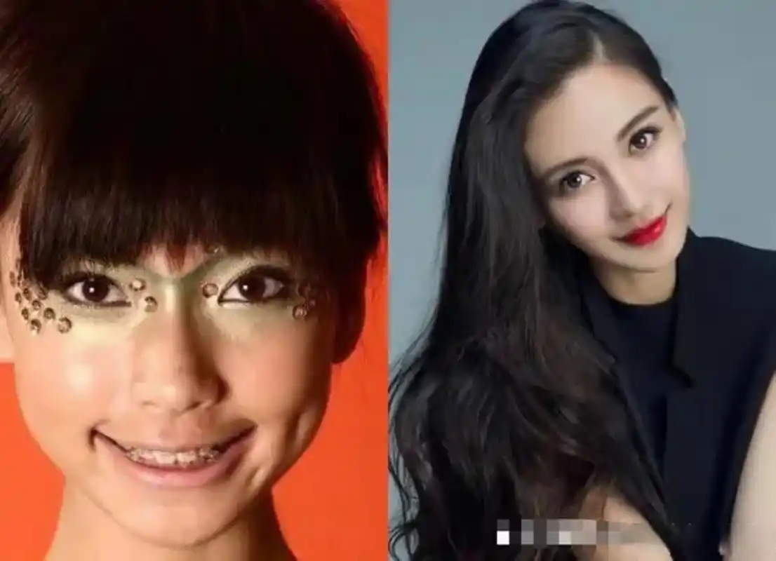 angelababy旧照再被曝光,和现在差距大吗?[思考]